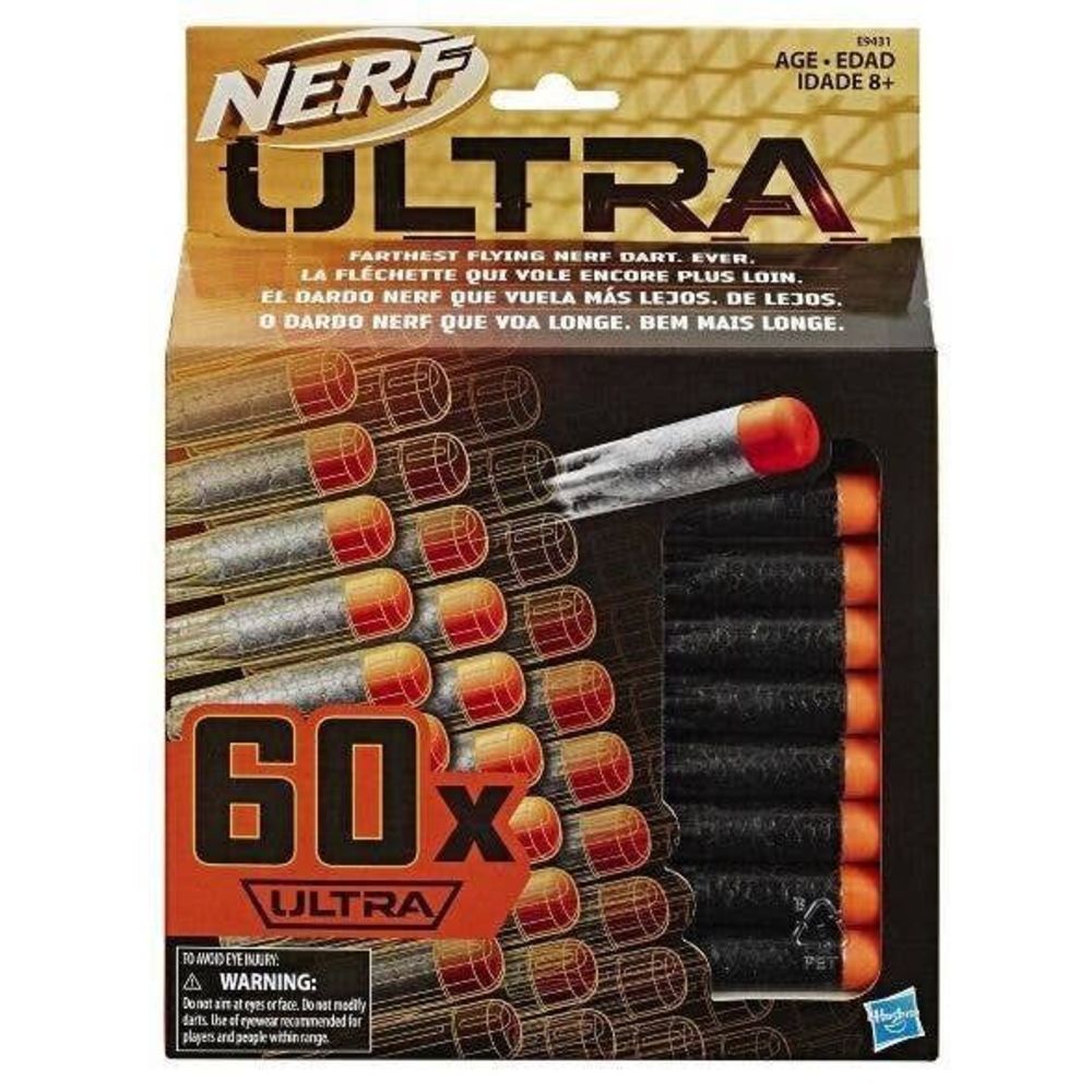NERF Ultra 60-Dart Refill Pack. The Farthest Flying Darts Ever. New Sealed.